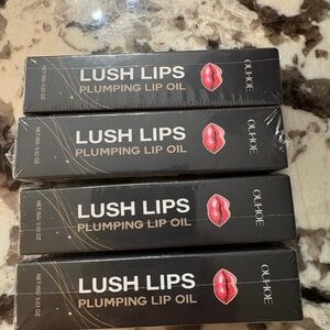 Set/4 OUHOE Lush Lips Plumping Lip Oil